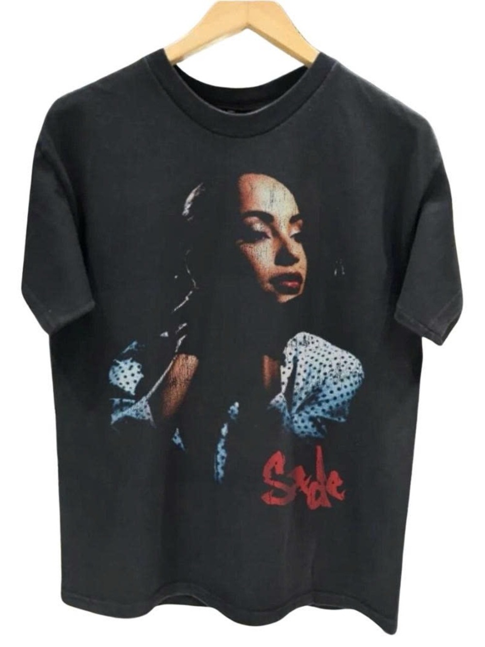 Black Sade Graphic Tee - Icon Portrait Print